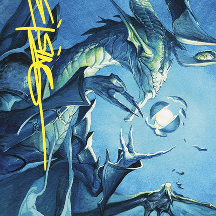 Deep Analysis Art Card (Gold-Stamped Signature) [Commander Masters Art Series]