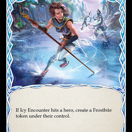 Icy Encounter (Blue) [ELE159] (Tales of Aria)  1st Edition Normal