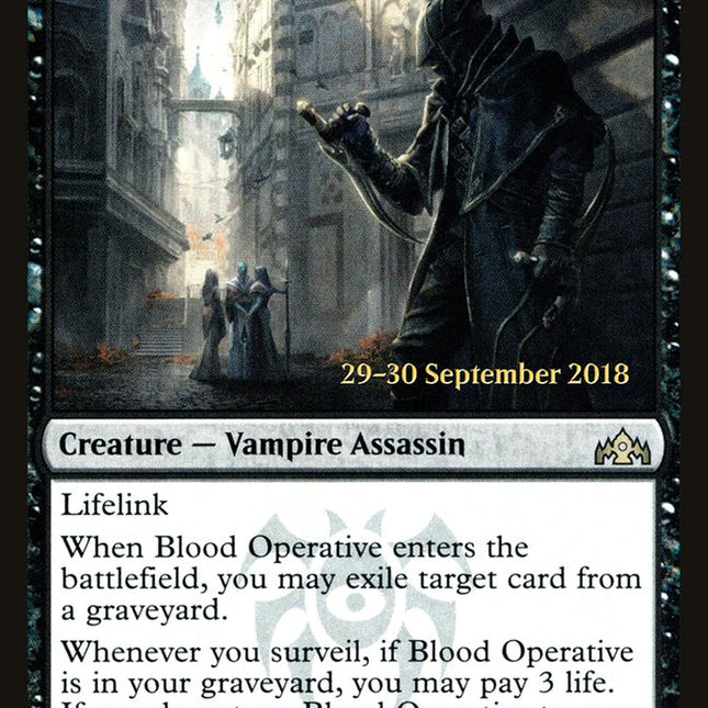 Blood Operative [Guilds of Ravnica Prerelease Promos]
