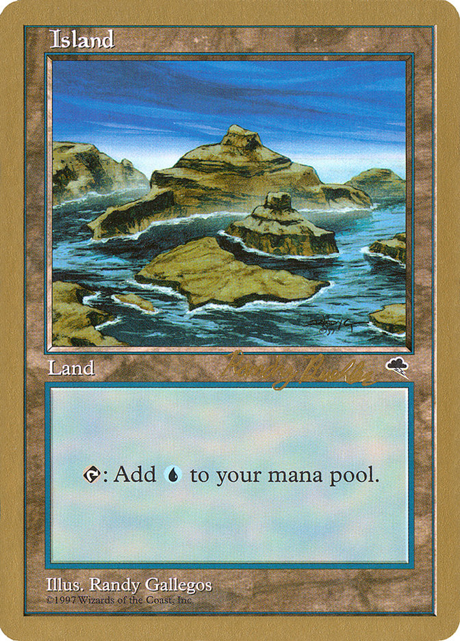 Island (rb338) (Randy Buehler) [World Championship Decks 1998] – TokenMTG