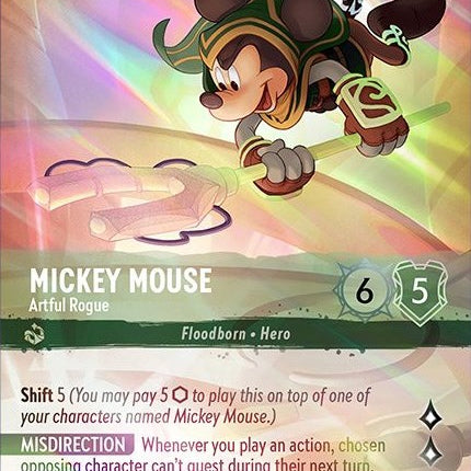 Mickey Mouse - Artful Rogue (Alternate Art) (210/204) [The First Chapter]