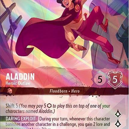 Aladdin - Heroic Outlaw (Alternate Art) (211/204) [The First Chapter]