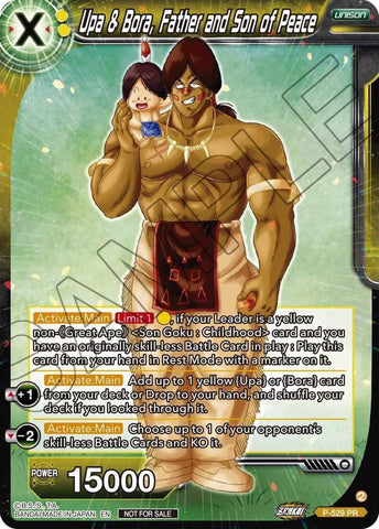 Upa & Bora, Father and Son of Peace (Zenkai Series Tournament Pack Vol.5) (P-529) [Tournament Promotion Cards]