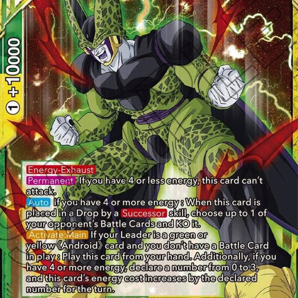 Cell, Metamorphosis of Despair (Zenkai Series Tournament Pack Vol.5) (P-535) [Tournament Promotion Cards]