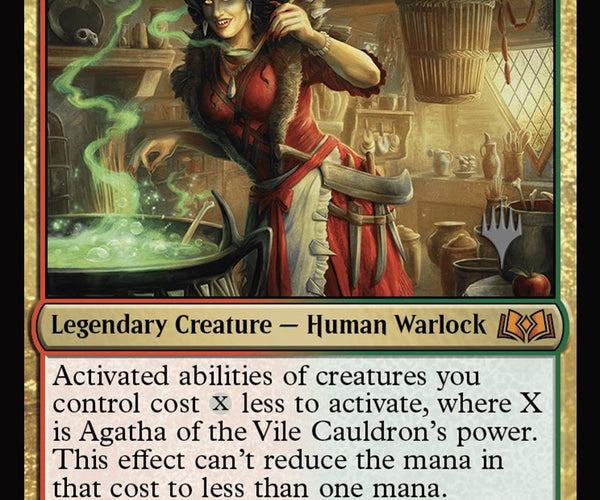 Agatha of the Vile Cauldron (Promo Pack) [Wilds of Eldraine Promos] –  TokenMTG