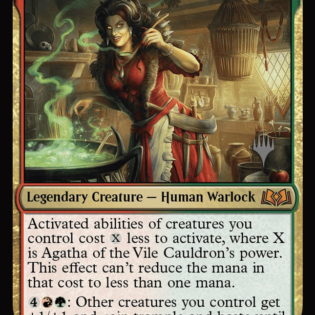 Agatha of the Vile Cauldron (Promo Pack) [Wilds of Eldraine Promos]