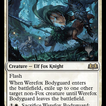 Werefox Bodyguard (Promo Pack) [Wilds of Eldraine Promos]