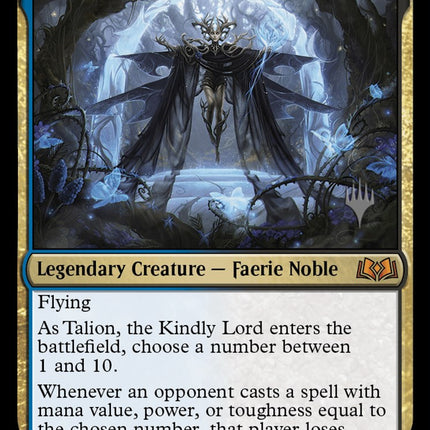 Talion, the Kindly Lord (Promo Pack) [Wilds of Eldraine Promos]