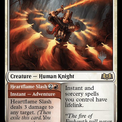 Heartflame Duelist // Heatflame Duelist (Promo Pack) [Wilds of Eldraine Promos]