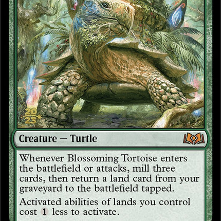 Blossoming Tortoise [Wilds of Eldraine Prerelease Promos]