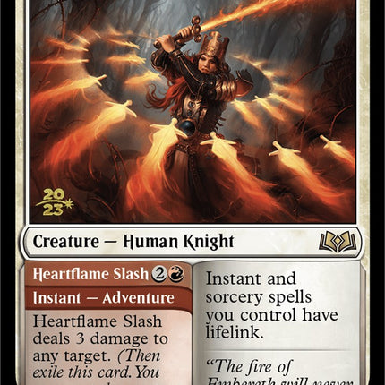 Heartflame Duelist // Heatflame Duelist (Promo Pack) [Wilds of Eldraine Promos]