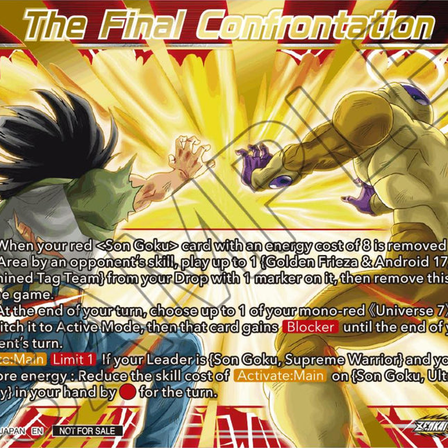 The Final Confrontation (Championship Z Extra Card Pack 2023) (Gold-Stamped) (P-546) [Tournament Promotion Cards]
