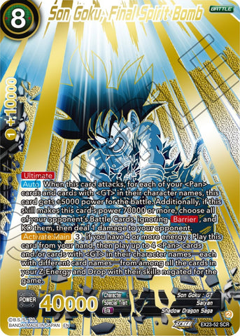 Son Goku, Final Spirit Bomb (Alternate Art) (EX23-52) [Premium Anniversary Box 2023]