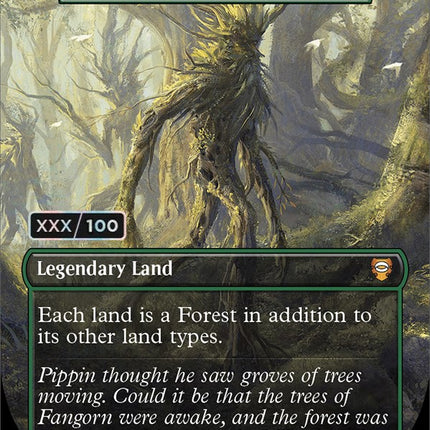 Fangorn Forest - Yavimaya, Cradle of Growth (Serialized) [The Lord of the Rings: Tales of Middle-Earth Commander]