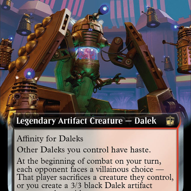 The Dalek Emperor (Extended Art) (Surge Foil) [Doctor Who] – TokenMTG