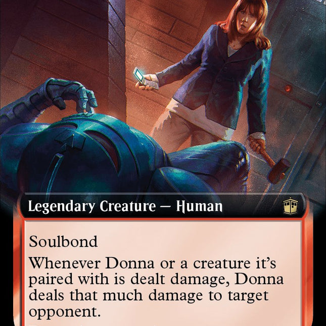 Donna Noble (Extended Art) (Surge Foil) [Doctor Who] – TokenMTG