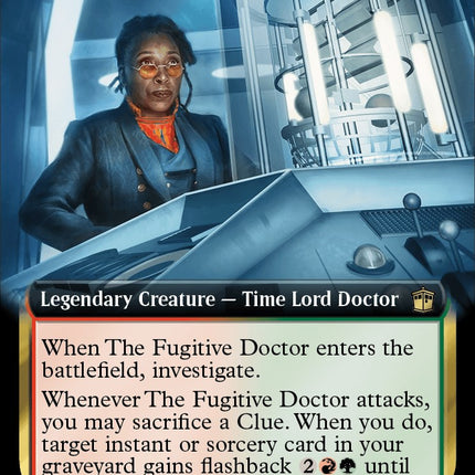 The Fugitive Doctor (Extended Art) (Surge Foil) [Doctor Who]
