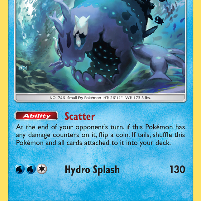 Wishiwashi (62/236) [Sun & Moon: Cosmic Eclipse]