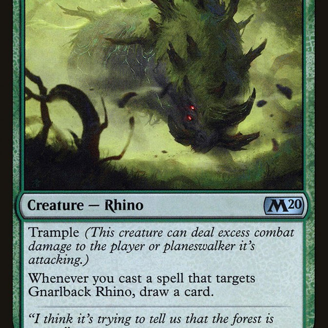 Gnarlback Rhino [Core Set 2020]