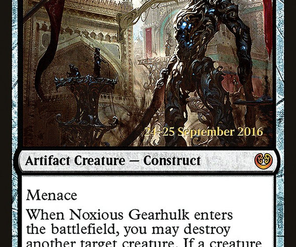 mtg gearhulk cards Noxious Gearhulk [Kaladesh Prerelease Promos] – TokenMTG
