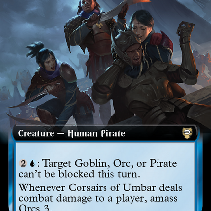 Corsairs of Umbar (Extended Art) [The Lord of the Rings: Tales of Middle-Earth Commander]