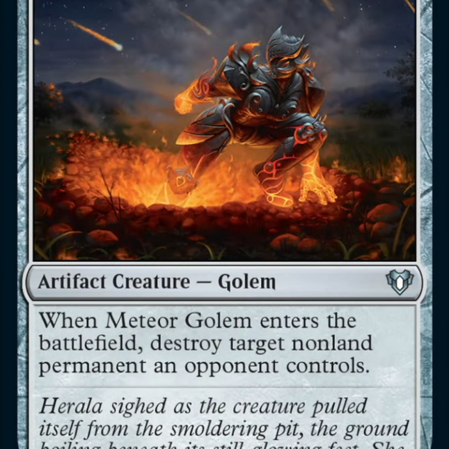 Meteor Golem [Commander Masters] – TokenMTG
