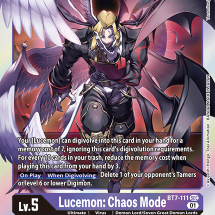 Lucemon: Chaos Mode [BT7-111] [Next Adventure]