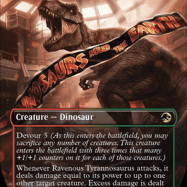 Ravenous Tyrannosaurus (Borderless) [Jurassic World Collection]