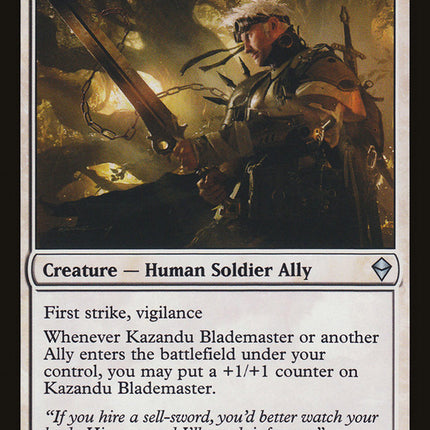 Kazandu Blademaster [Zendikar]