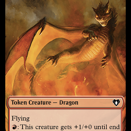 Dragon Token (20) [Commander Masters Tokens]