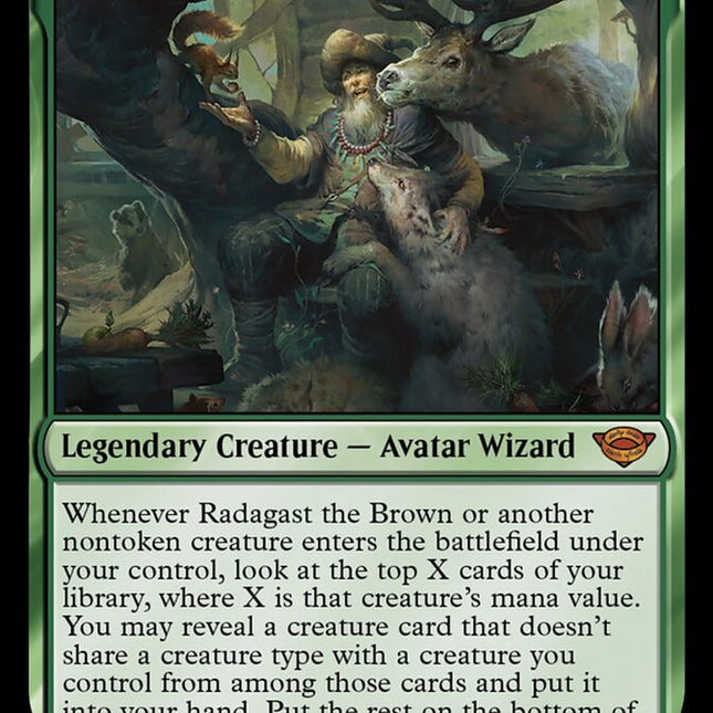 radagast mtg card the Brown | The Lord of the Rings: Tales of Middle-earth | Modern Put the rest on the bottom of your library in a random order. Radagast the Brown [The Lord