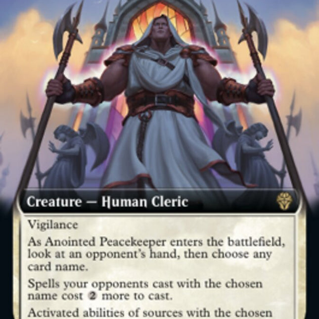Anointed Peacekeeper (Extended Art) [Dominaria United]