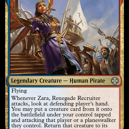 Zara, Renegade Recruiter [The Lost Caverns of Ixalan Commander]