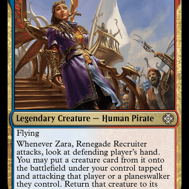Zara, Renegade Recruiter [The Lost Caverns of Ixalan Commander]