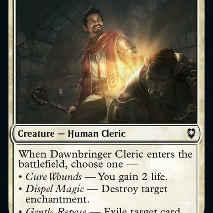Dawnbringer Cleric [Commander Legends: Battle for Baldur's Gate]