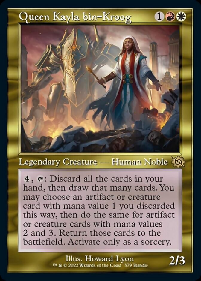 Queen Kayla bin-Kroog (Retro) (Bundle) [The Brothers' War] – TokenMTG