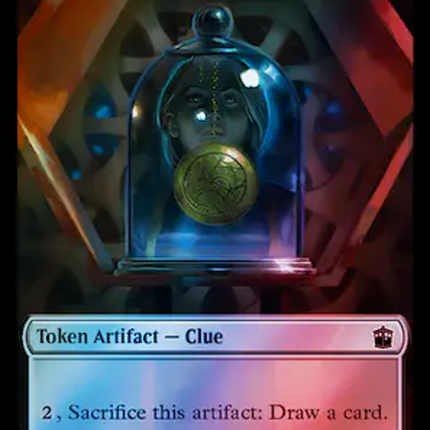 Alien Angel // Clue (0055) Double-Sided Token (Surge Foil) [Doctor Who Tokens]