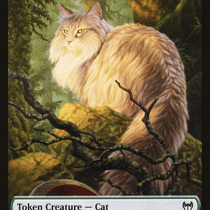Dwarf Berserker // Cat Double-Sided Token [Kaldheim Tokens]