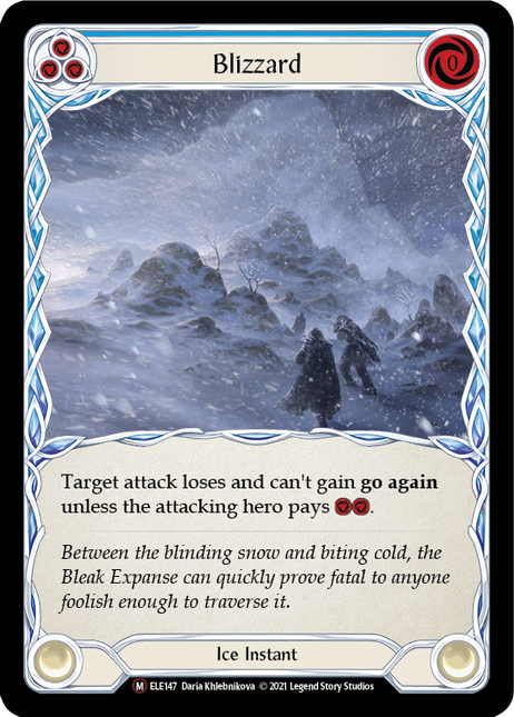 Blizzard [U-ELE147] (Tales of Aria Unlimited)  Unlimited Rainbow Foil