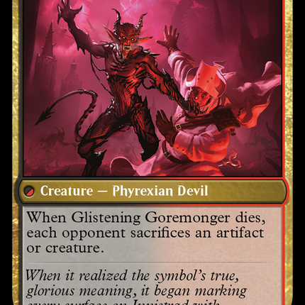 Pyretic Prankster // Glistening Goremonger [March of the Machine]