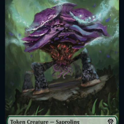 Saproling // Dragon Double-Sided Token [Dominaria United Tokens]