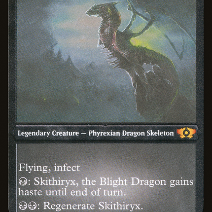 Skithiryx, the Blight Dragon (Foil Etched) [Multiverse Legends]