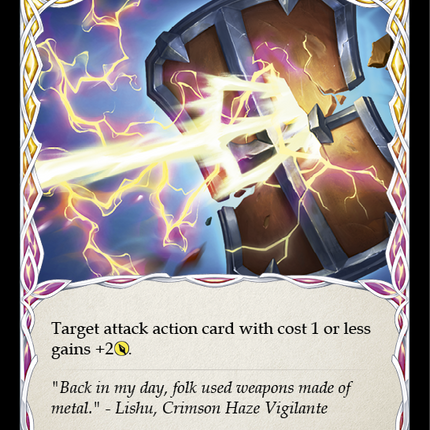 Lightning Press (Yellow) [U-ELE184] (Tales of Aria Unlimited)  Unlimited Rainbow Foil