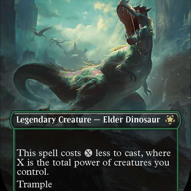 Ghalta, Primal Hunger (Borderless) [The Lost Caverns of Ixalan Special Guests]