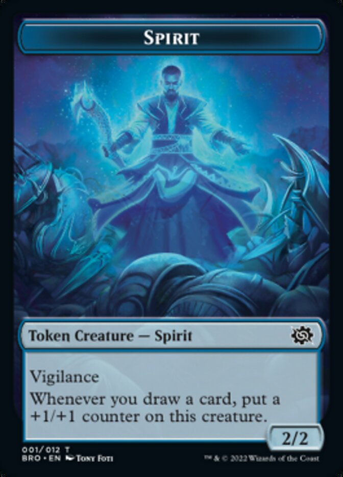 mtg cards that make spirit tokens Spirit Token [The Brothers' War Tokens] – TokenMTG