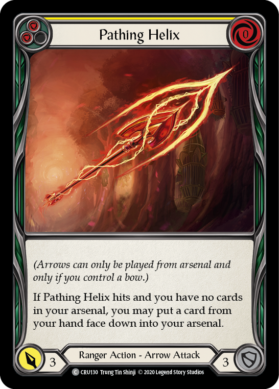 1st edition mtg cards Pathing Helix (Yellow) [CRU130] (Crucible of War) 1st Edition Rainbow –  TokenMTG