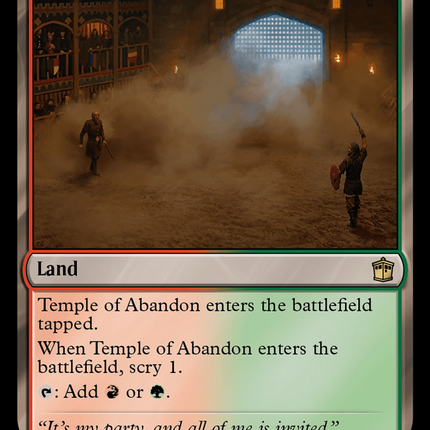 Temple of Abandon (Surge Foil) [Doctor Who]