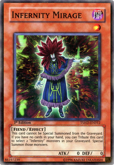 infernity cards yugioh Yu-Gi-Oh! - Randomizer (TSHD-EN013) - The Shining Darkness - Unlimited Edition if you control a face Infernity - Yugipedia