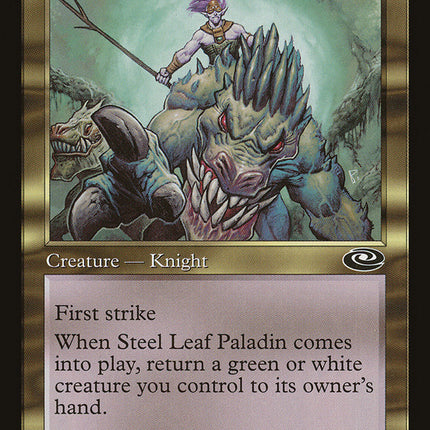 Steel Leaf Paladin [Planeshift]
