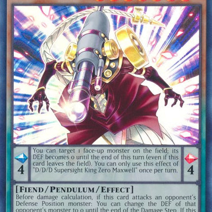 D/D/D Supersight King Zero Maxwell [MP22-EN112] Ultra Rare